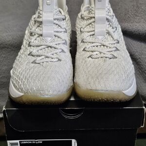Nike LeBron XV Low Cream Sneakers